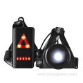 Rechargeable Vest Light Chest Back Safety Warning Light